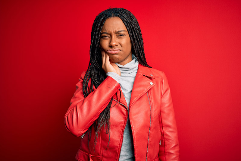 Dental Patient Suffering From Periodontal Disease